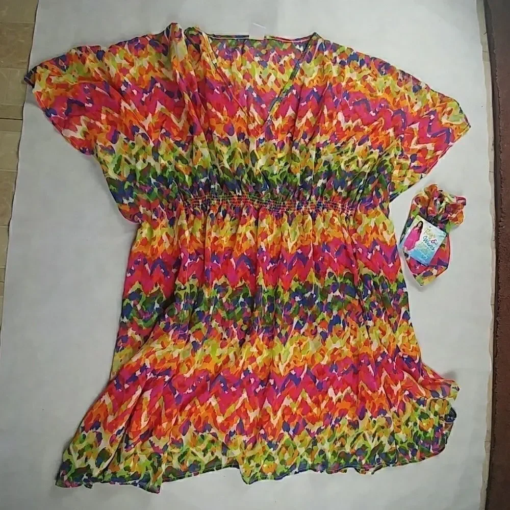 GORGEOUS CHIFFON swimsuit cover up